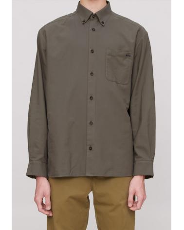 CHEMISE A.P.C. MATTEO COHAH-H12599 KAKI