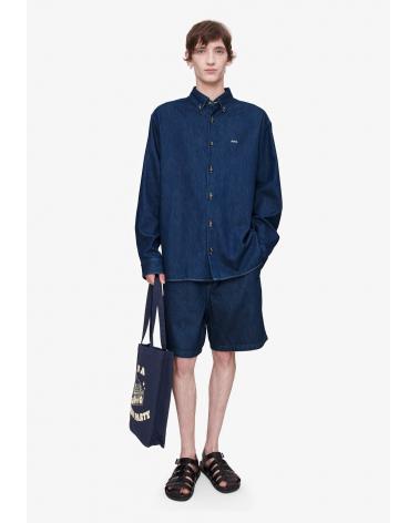CHEMISE A.P.C. COHAL -H12586 MATHIAS INDIGO