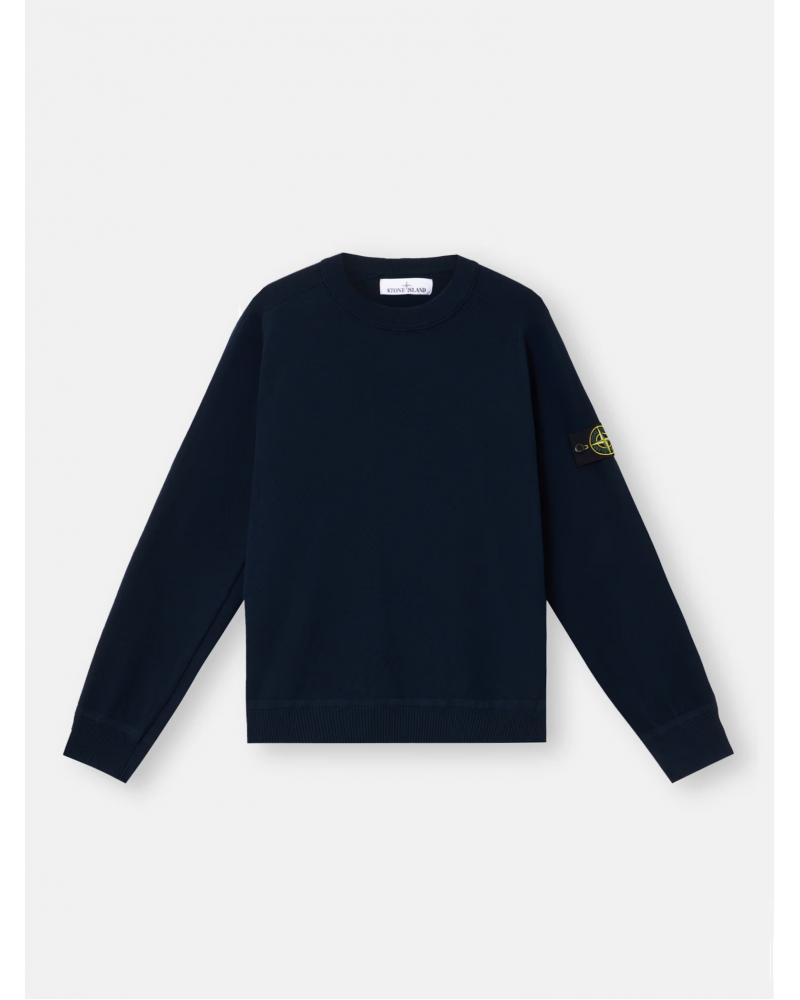 PULL STONE ISLAND COL ROND 5100036 B5 0020 MARINE