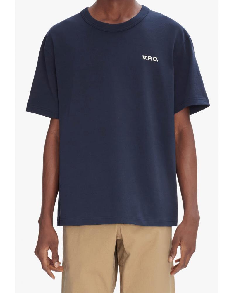TEE SHIRT A.P.C.PETIT BOXY VPC  MARINE