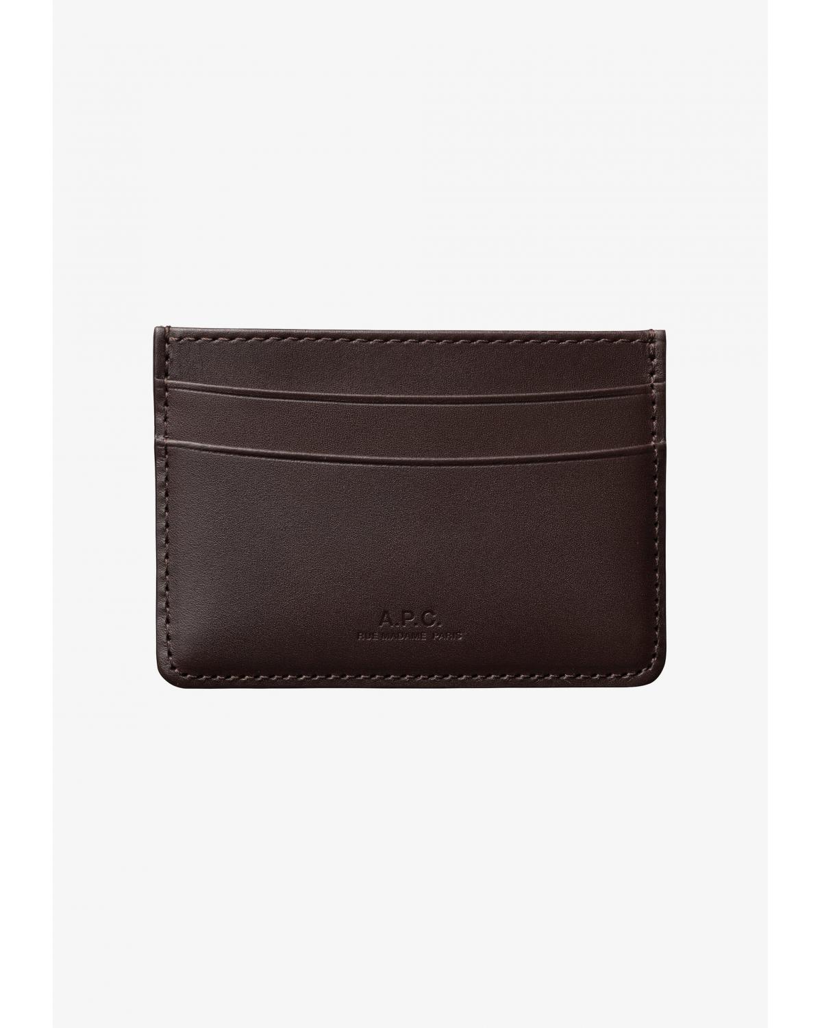 PORTE CARTES A.P.C.ANDRÈ MARRON