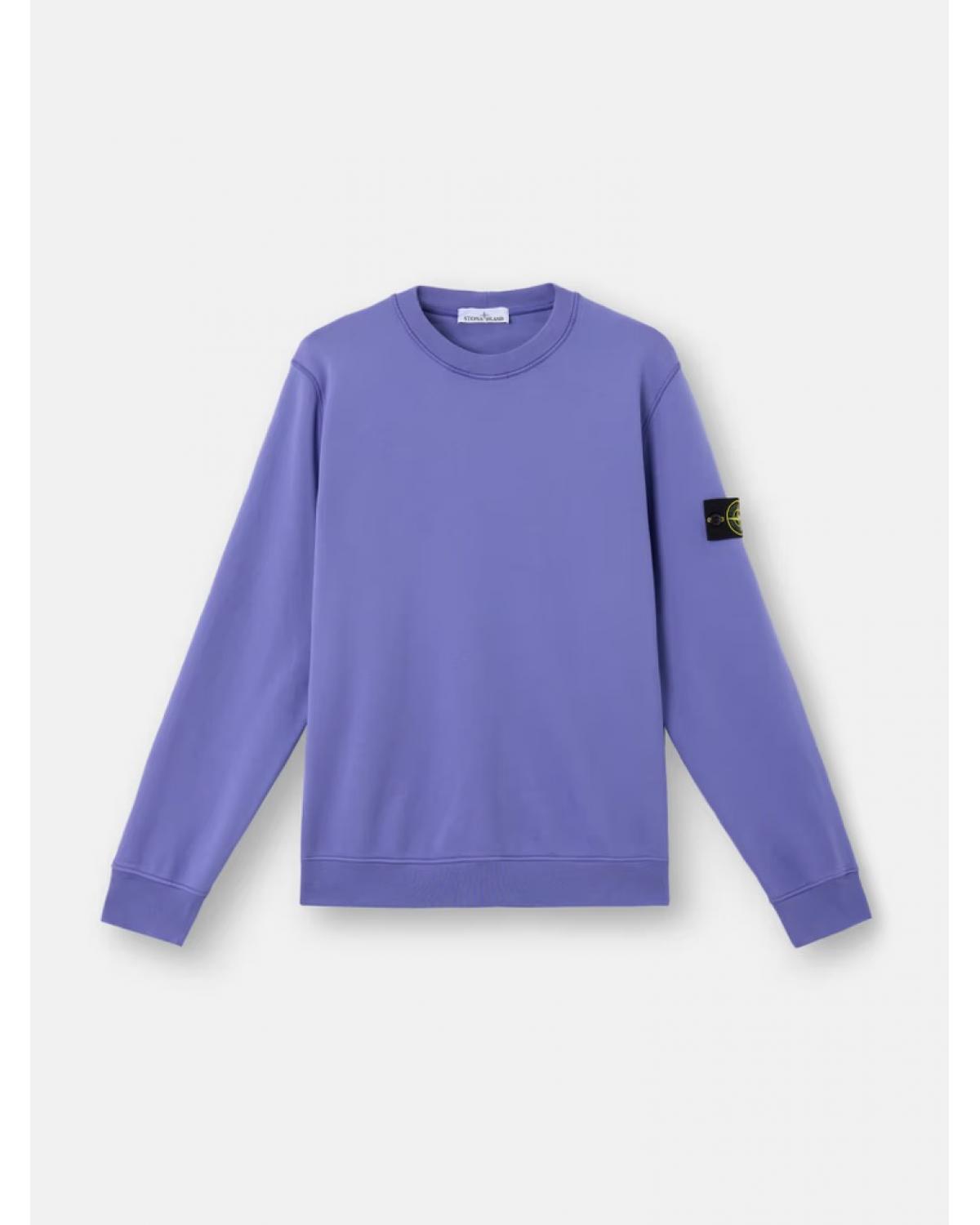 SWEAT STONE ISLAND COL ROND 56 44 51 0047 LAVANDE 