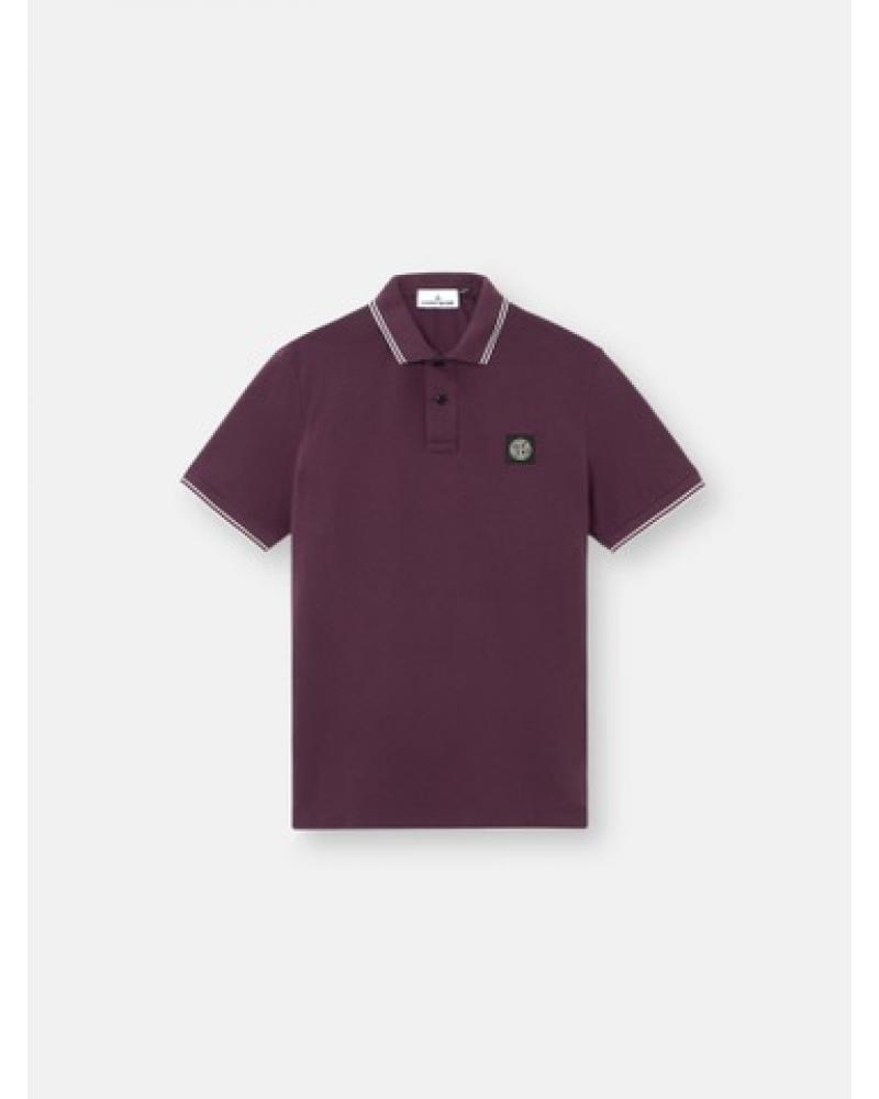 POLO STONE ISLAND 22000-07 S0018 0017 BORDEAUX