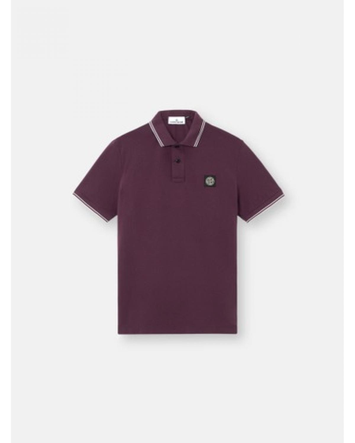 POLO STONE ISLAND 22000-07 S0018 0017 BORDEAUX