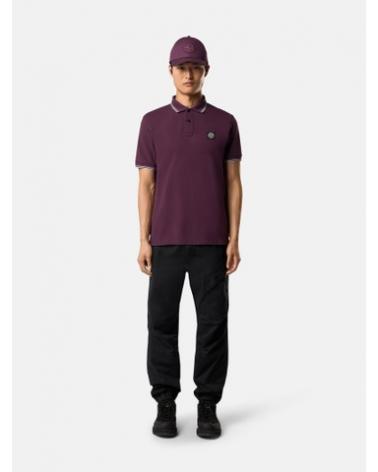 POLO STONE ISLAND 22000-07 S0018 0017 BORDEAUX
