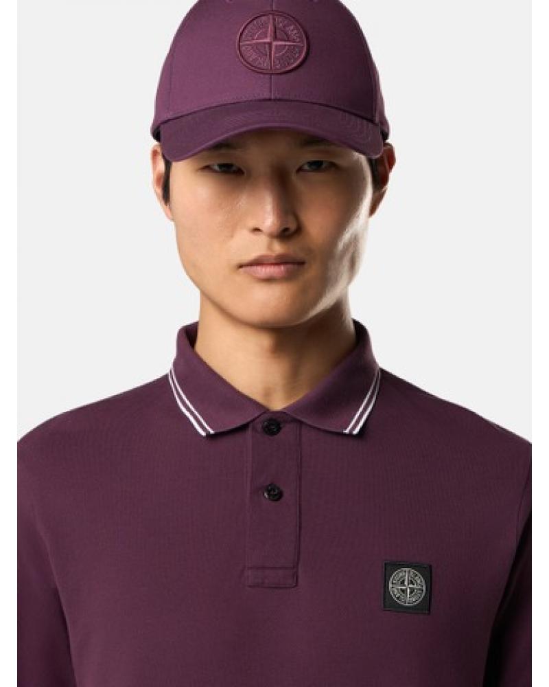POLO STONE ISLAND 22000-07 S0018 0017 BORDEAUX