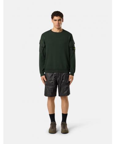 SWEAT STONE ISLAND  POCHE 6100008 005E  VERT