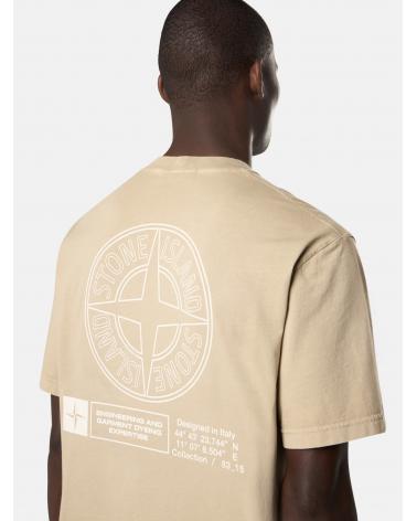 TEE SHIRT STONE ISLAND 2100037  009A DESERT BEIGE