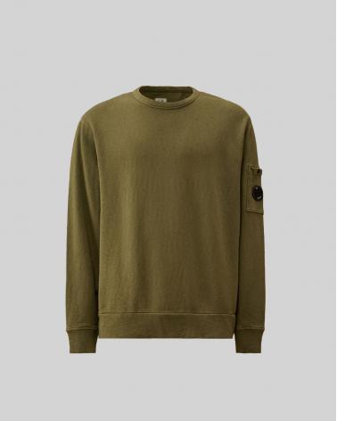 SWEAT CP.COMPANY COL ROND SS266A  669 KAKI