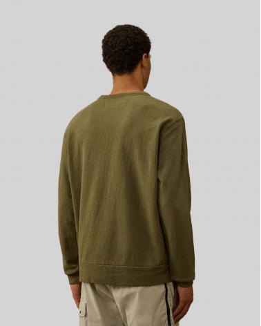 SWEAT CP.COMPANY COL ROND SS266A  669 KAKI