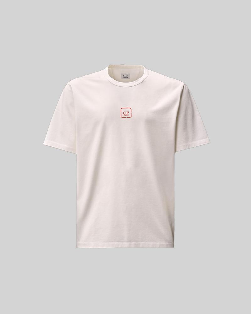 TEE SHIRT CP.COMPANY METROPOLIS  S053  103 BLANC
