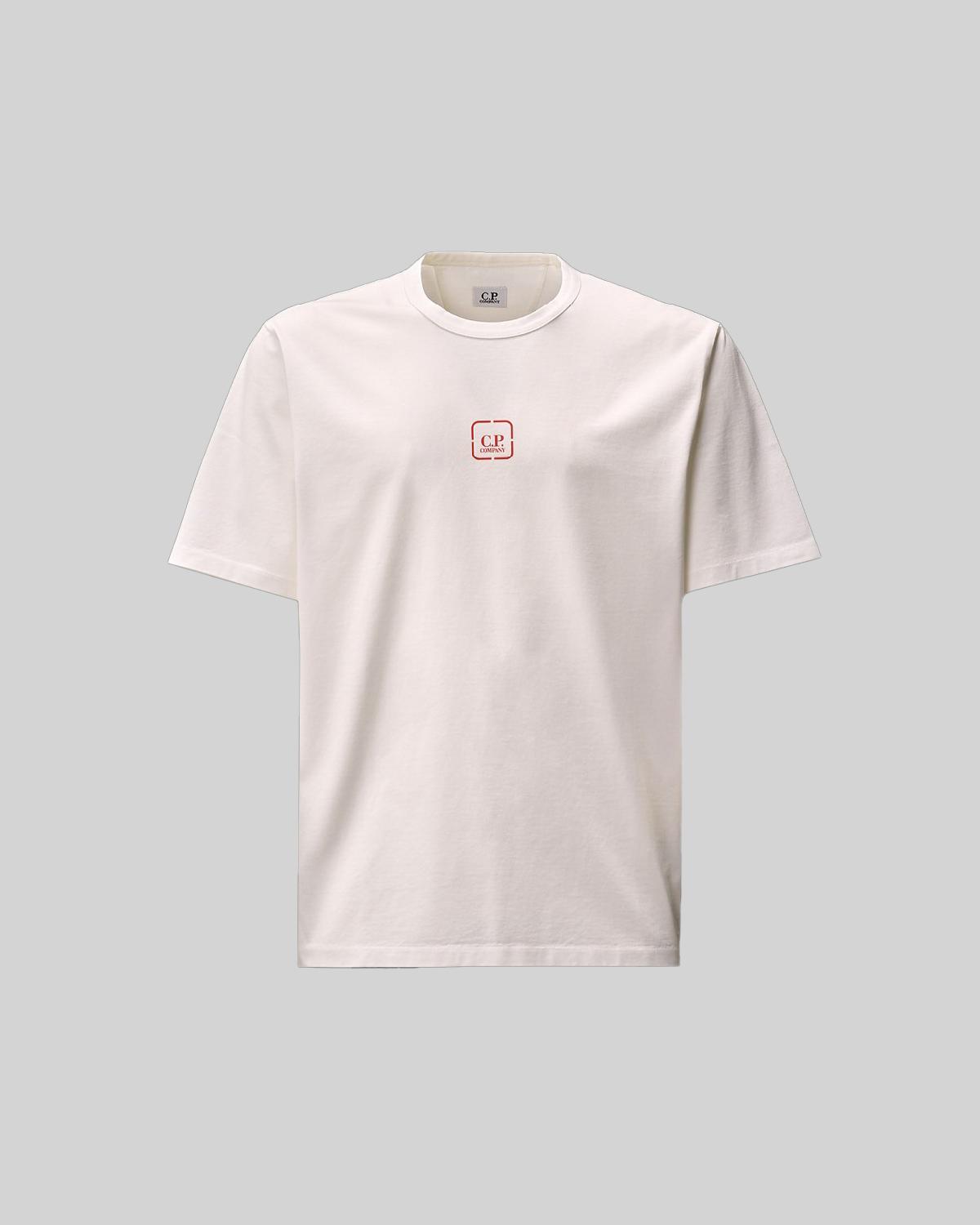 TEE SHIRT CP.COMPANY METROPOLIS  S053  103 BLANC