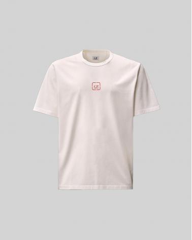 TEE SHIRT CP.COMPANY METROPOLIS  S053  103 BLANC