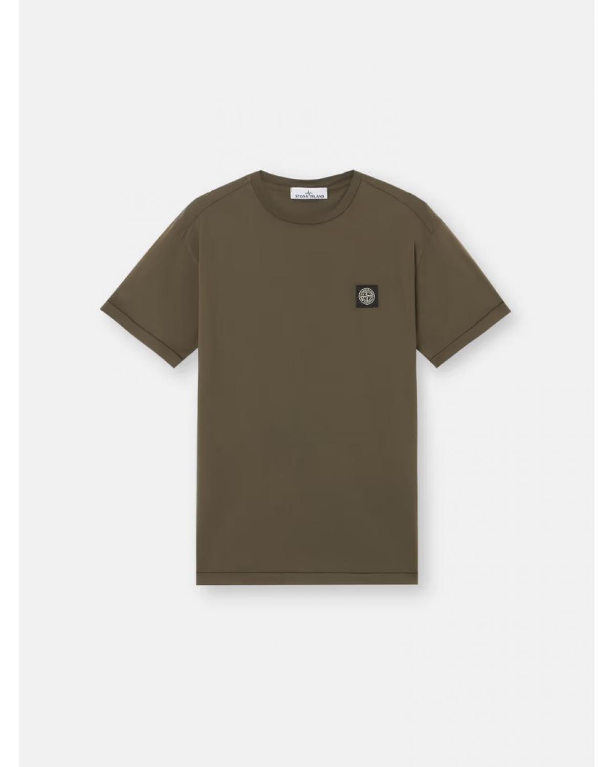 TEE SHIRT STONE ISLAND 2100027 S0013 0054 VERT MILITAIRE