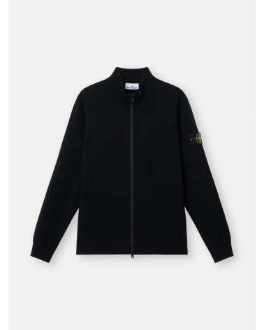 CARDIGAN STONE ISLAND ZIPPÉ 5100062 0029 NOIR