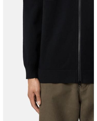 CARDIGAN STONE ISLAND ZIPPÉ 5100062 0029 NOIR