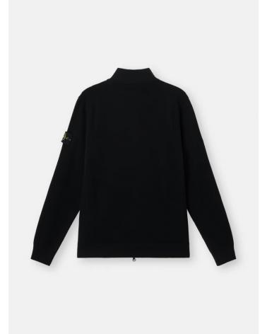 CARDIGAN STONE ISLAND ZIPPÉ 5100062 0029 NOIR