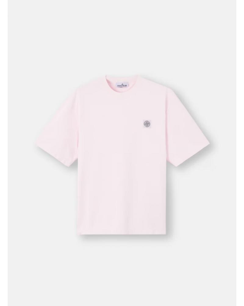  TEE SHIRT STONE ISLAND ORGANIC COTTON JERSEY 2100025  0080 ROSE