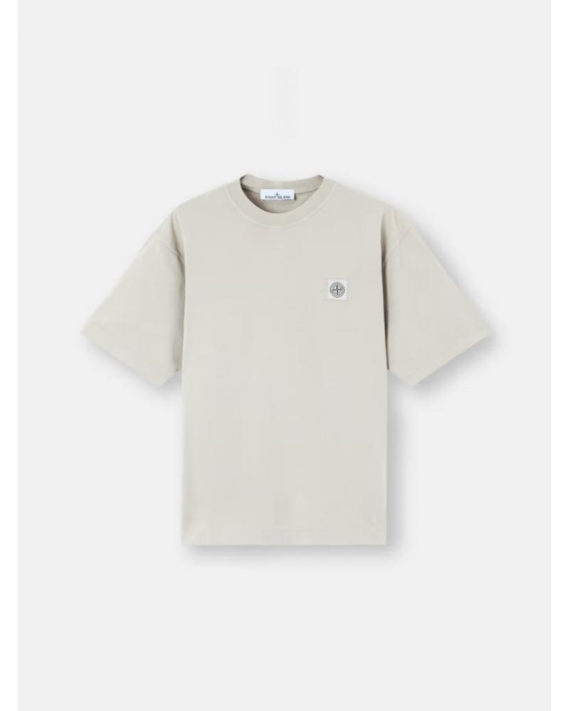  TEE SHIRT STONE ISLAND ORGANIC COTTON JERSEY 2100025  0061 GRIS