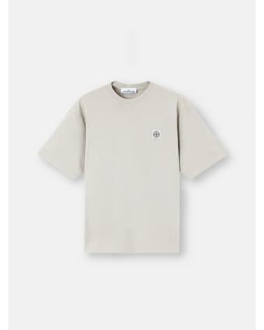  TEE SHIRT STONE ISLAND ORGANIC COTTON JERSEY 2100025  0061 GRIS