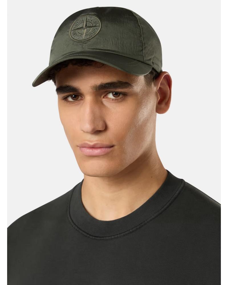 CASQUETTE STONE ISLAND NYLON METAL 9100011 0059 KAKI