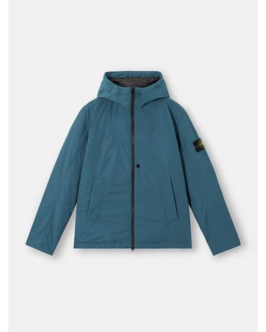 BLOUSON STONE ISLAND 4100047 0057 MICRO TWILL PETROLE