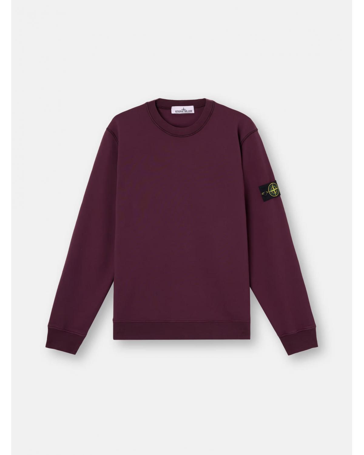 SWEAT STONE ISLAND K2S15 6100060 S0051 0017 BORDEAUX