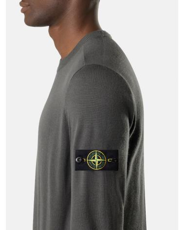 PULL STONE ISLAND COL ROND 5100071 C4 0062 Gris