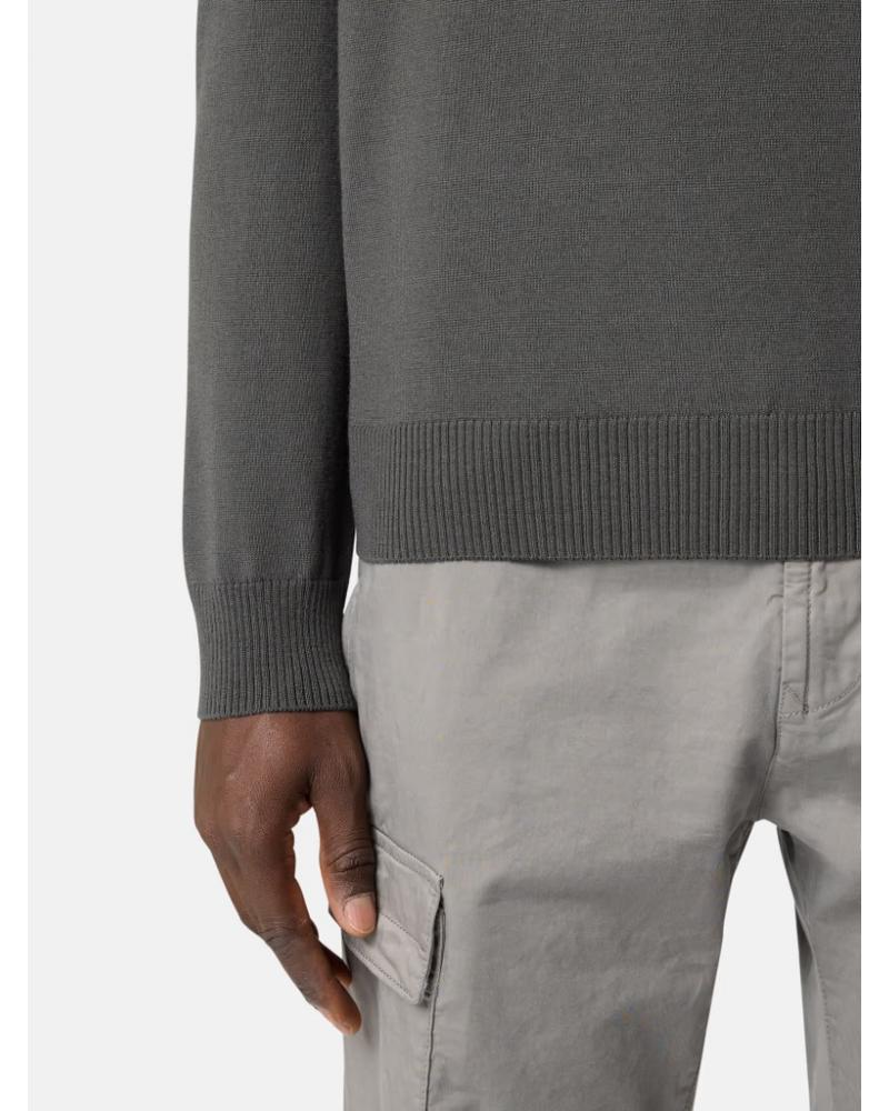 PULL STONE ISLAND COL ROND 5100071 C4 0062 Gris