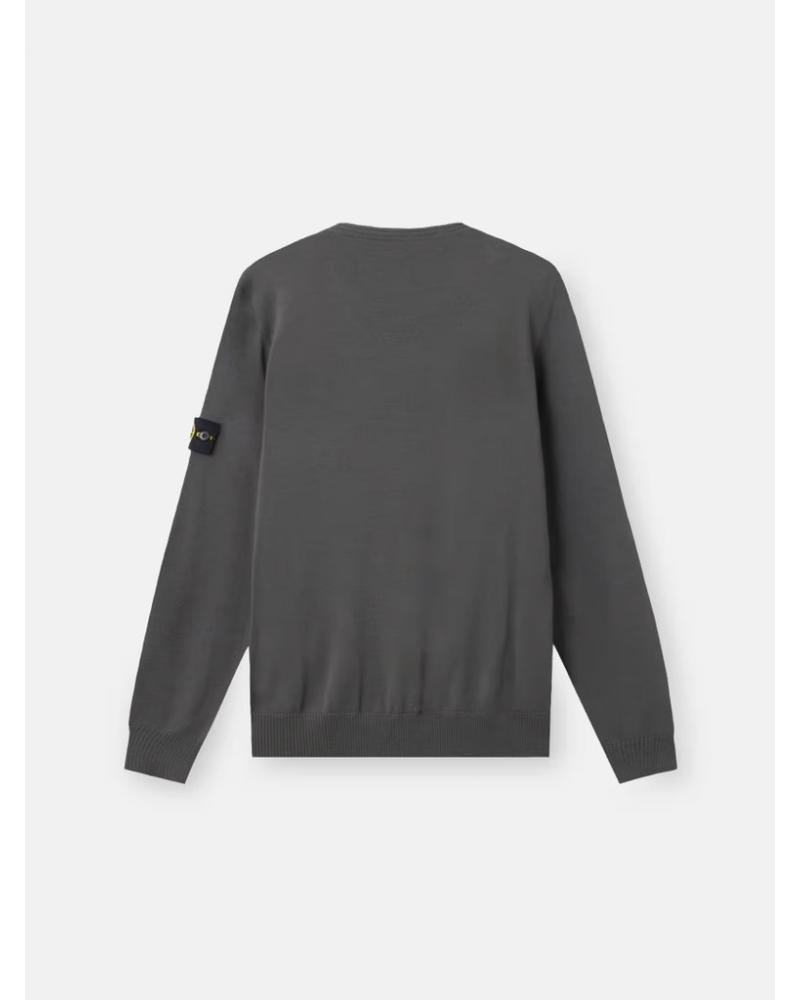 PULL STONE ISLAND COL ROND 5100071 C4 0062 Gris