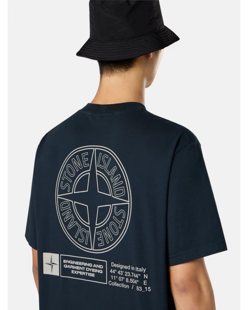 TEE SHIRT STONE ISLAND 2100037 0020 MARINE