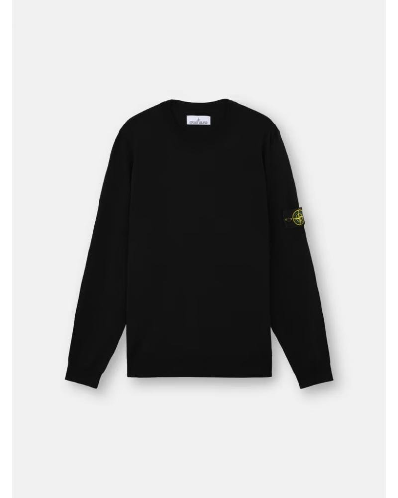 PULL STONE ISLAND COL ROND 5100071 C4 0029 NOIR