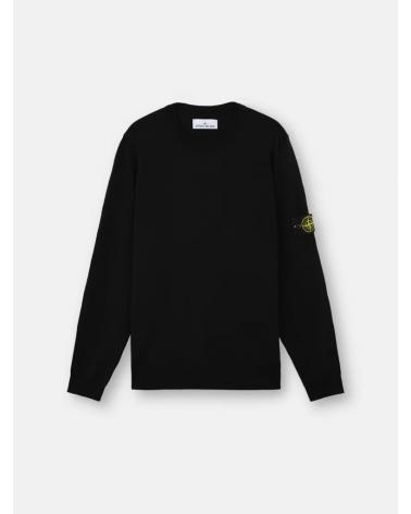 PULL STONE ISLAND COL ROND 5100071 C4 0029 NOIR