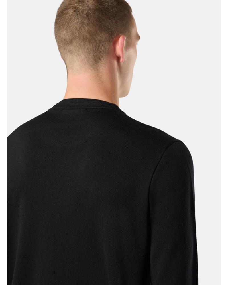 PULL STONE ISLAND COL ROND 5100071 C4 0029 NOIR
