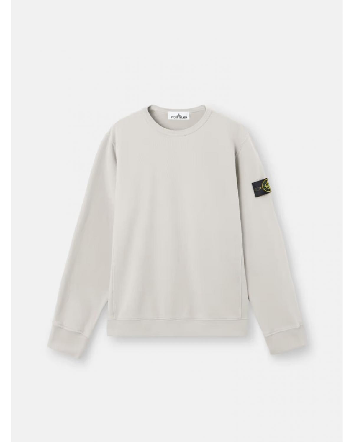 SWEAT STONE ISLAND 6100028 0061 GRIS CLAIR