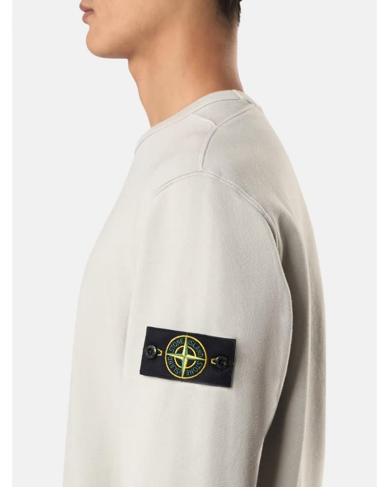 SWEAT STONE ISLAND 6100028 0061 GRIS CLAIR