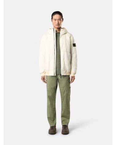 BLOUSON STONE ISLAND CRINKLE REPS NYLON 4100013 0093 IVOIRE