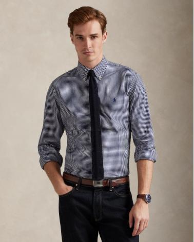 CHEMISE RALPH LAUREN VICHY  MARINE BLANC