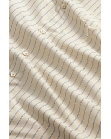CHEMISE NN.07 QUINSY Rayures blanc:vert