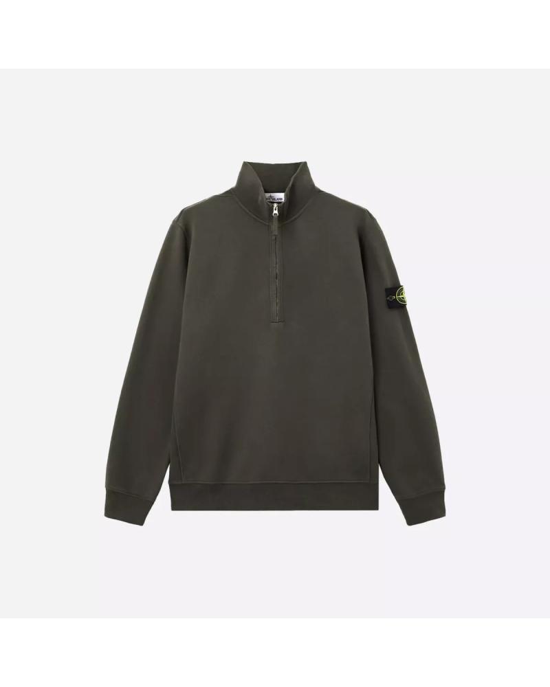 SWEAT STONE ISLAND  POLO ZIPPE 6100068 0062 ANTRACITE
