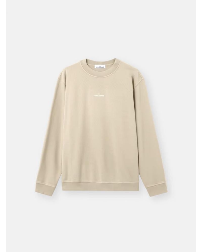SWEAT SHIRT STONE ISLAND INDUSTRIAL FOUR PRINT6100018 0093 IVOIRE