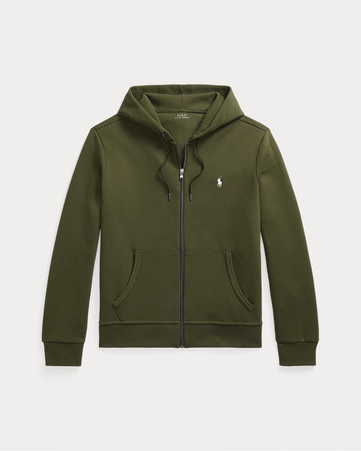 SWEAT RALPH LAUREN ZIP CAPUCHE  KAKI