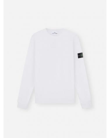 SWEAT STONE ISLAND K2S15 6100060 S0051 0001 BLANC
