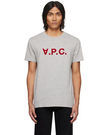 TEE SHIRT A.P.C.STANDARD  GRAND VPC Gris :Rouge