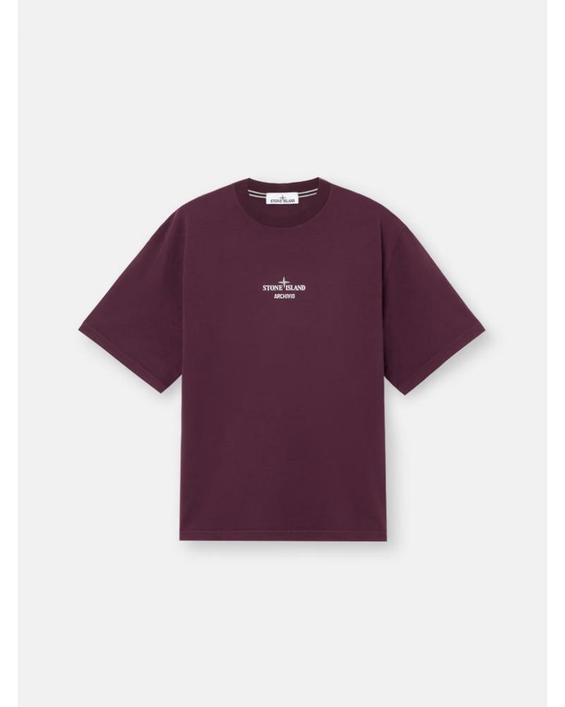 TEE SHIRT STONE ISLAND 2100037 0017 Bordeaux AMARANTH