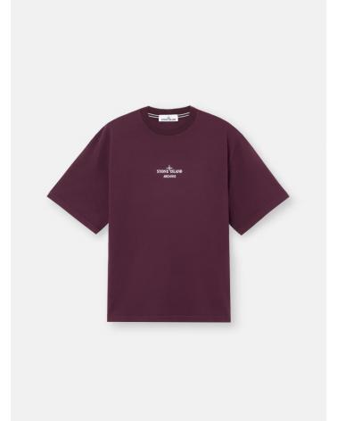 TEE SHIRT STONE ISLAND 2100037 0017 Bordeaux AMARANTH