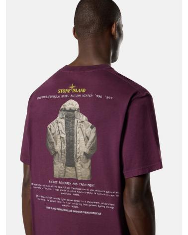 TEE SHIRT STONE ISLAND 2100037 0017 Bordeaux AMARANTH