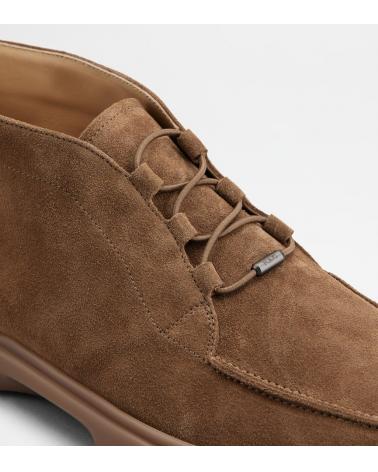 BOTILLONS TOD' CUIR VELOURS CAMEL