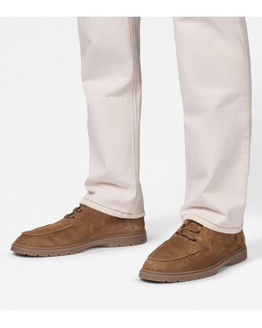 BOTILLONS TOD' CUIR VELOURS CAMEL