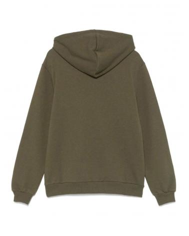 SWEAT  A.P.C.HOODIE KAKI/ORANGE